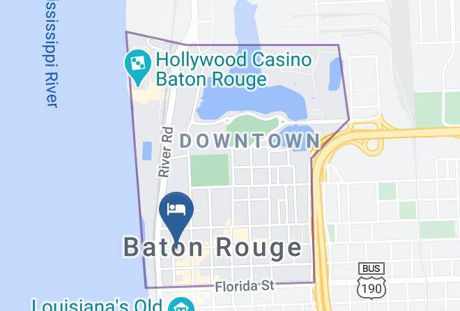 East Baton Rouge Par - Hampton Inn & Suites Baton Rouge Downtown Maps