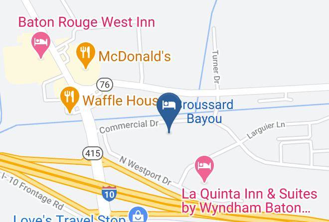 West Baton Rouge Par - Hampton Inn & Suites Baton Rouge Port Allen Maps
