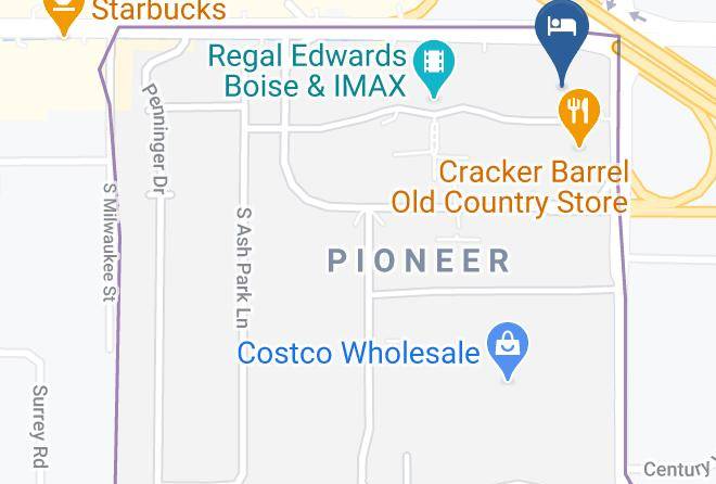 Hampton Inn & Suites Boise Spectrum Map