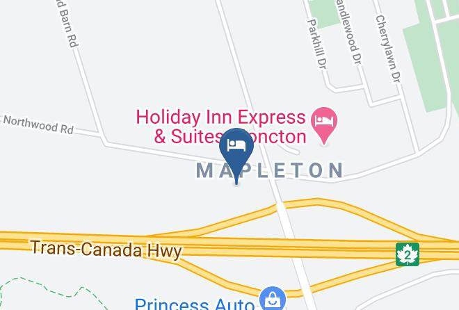 Hampton Inn & Suites By Hilton Moncton Map