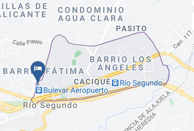 Rio Segundo - Hampton Inn & Suites By Hilton San Jose Airport Costa Rica Maps