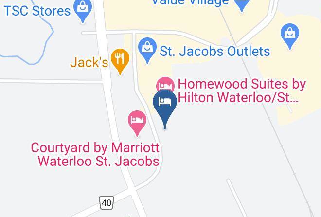 Waterloo - Hampton Inn & Suites By Hilton Waterloo St Jacobs Maps