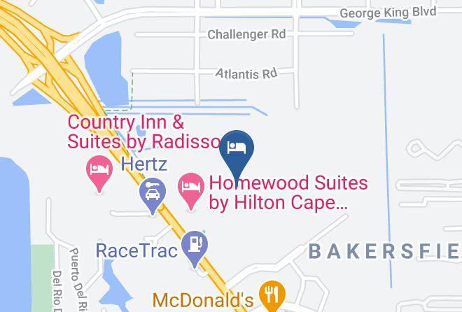Brevard - Hampton Inn & Suites Cape Canaveral Cruise Port Maps