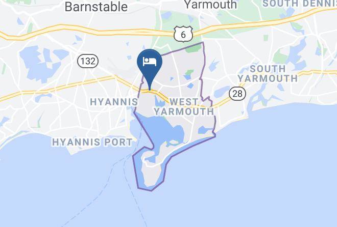 Hampton Inn & Suites Cape Cod West Yarmouth Map