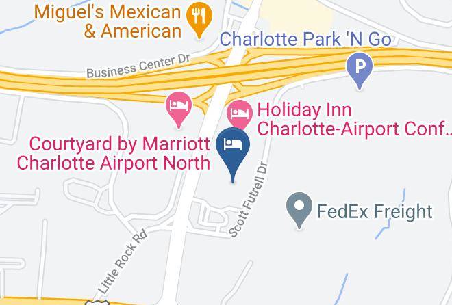 Mecklenburg - Hampton Inn & Suites Charlotte Airport Maps