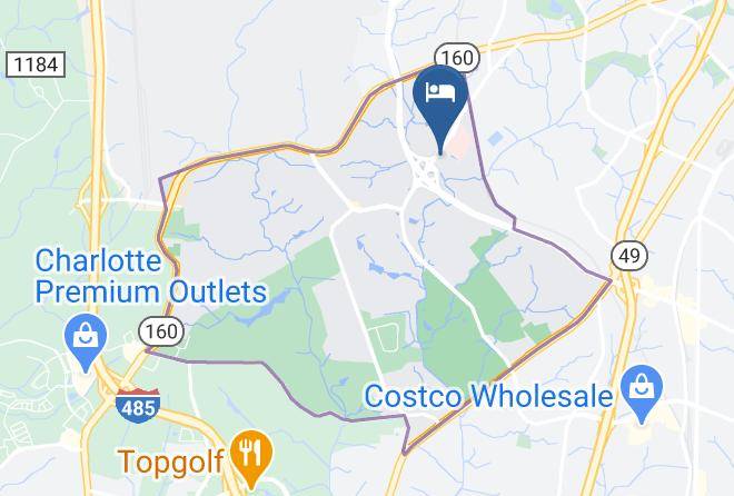 Mecklenburg - Hampton Inn & Suites Charlotte Airport Lake Pointe Maps