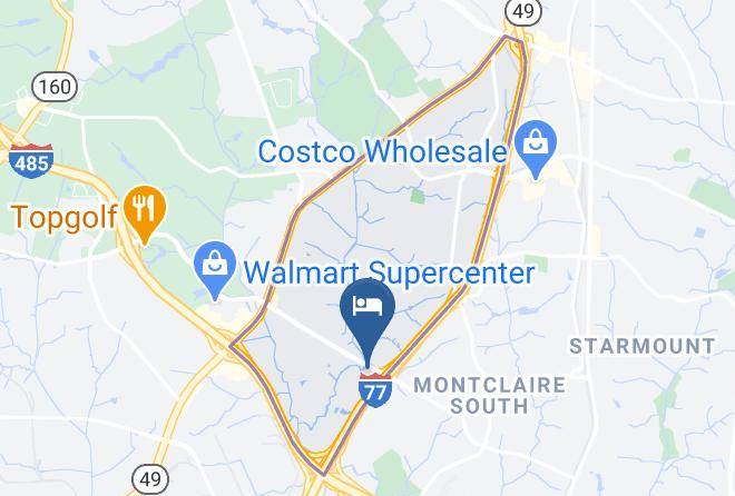 Mecklenburg - Hampton Inn & Suites Charlotte Arrowood Rd Maps