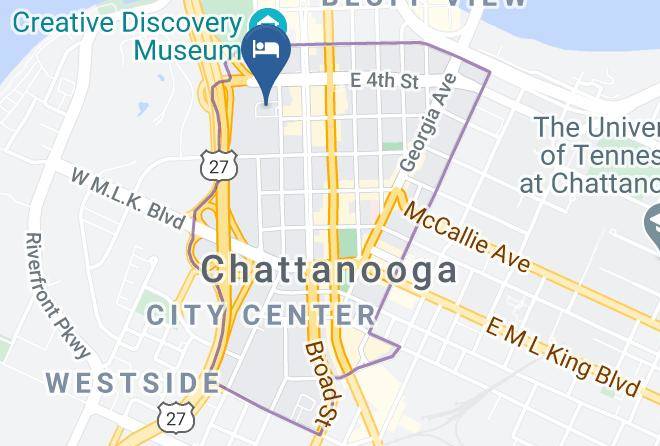Hamilton - Doubletree By Hilton Hotel Chattanooga Downtown Maps