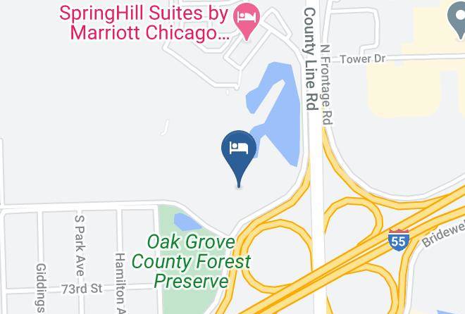 Dupage - Hampton Inn & Suites Chicago Burr Ridge Maps