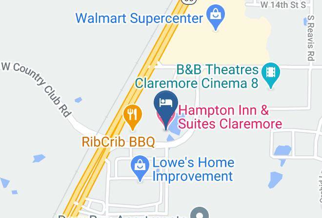 Rogers - Hampton Inn & Suites Claremore Maps