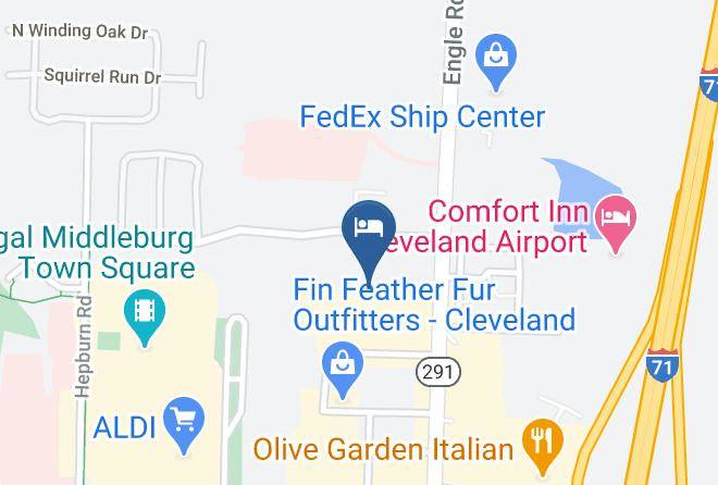 Cuyahoga - Hampton Inn & Suites Cleveland Airport Middleburg Heights Maps