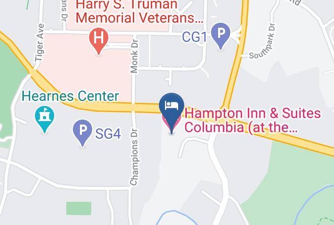 Hampton Inn & Suites Columbia Map