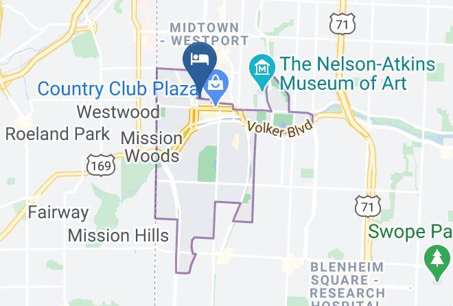 Jackson - Hampton Inn & Suites Kansas City Country Club Plaza Maps