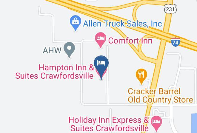 Montgomery - Hampton Inn & Suites Crawfordsville Maps
