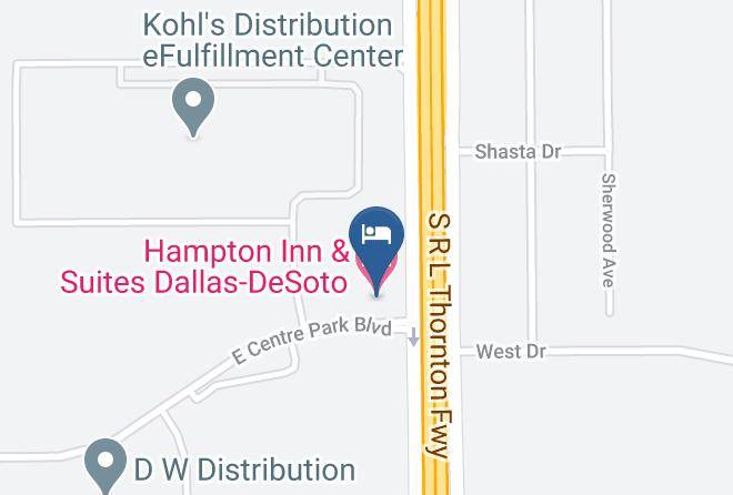 Hampton Inn & Suites Dallas Desoto Map