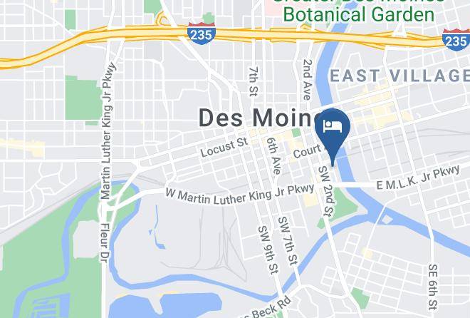 Polk - Hampton Inn & Suites Des Moines Downtown Maps