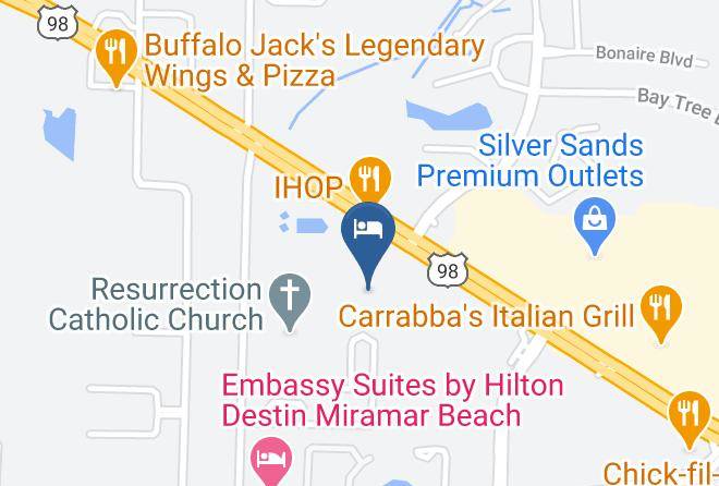 Hampton Inn & Suites Destin Sandestin Area Map