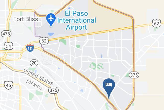 El Paso - Hampton Inn & Suites El Paso East Maps