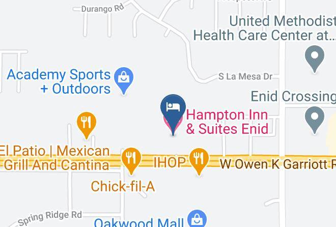Garfield - Hampton Inn & Suites Enid Maps