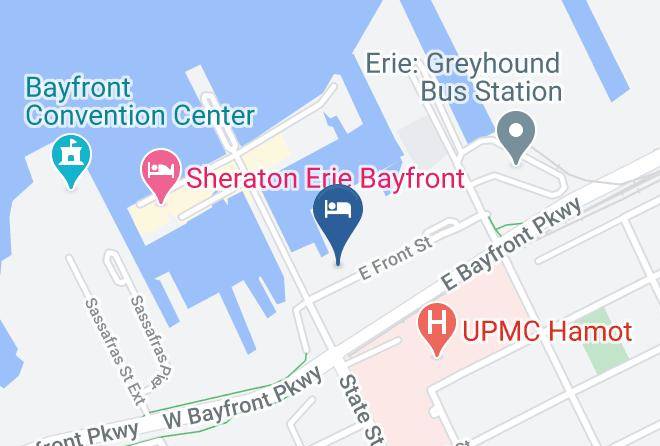 Erie - Hampton Inn & Suites Erie Bayfront Maps