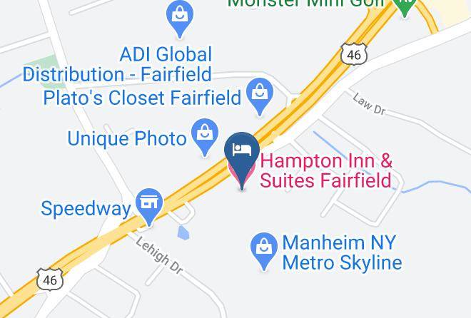 Essex - Hampton Inn & Suites Fairfield Maps