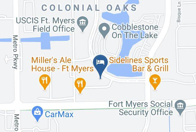 Hampton Inn & Suites Fort Myers Colonial Blvd Map