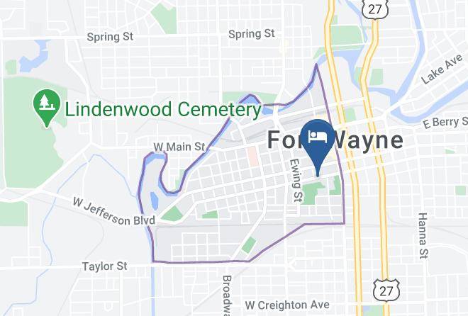 Allen - Hampton Inn & Suites Fort Wayne Downtown Maps