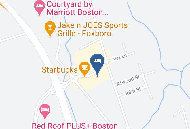Hampton Inn & Suites Foxborough Mansfield Map