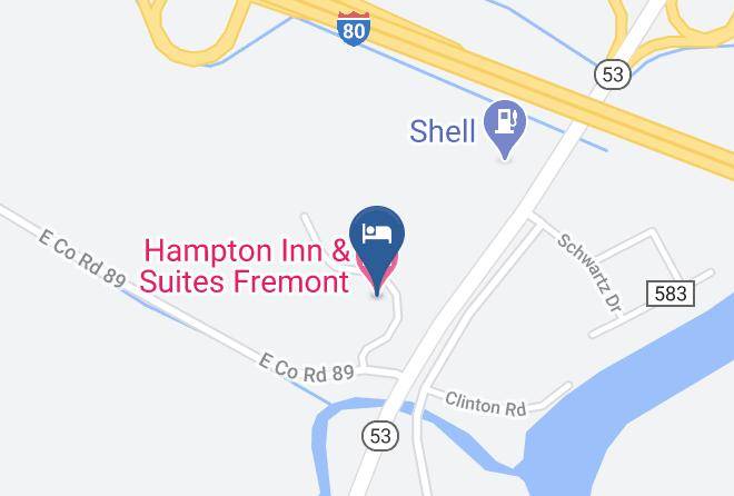 Sandusky - Hampton Inn & Suites Fremont Maps
