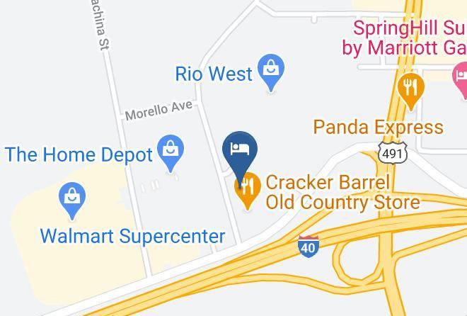 Hampton Inn & Suites Gallup Map