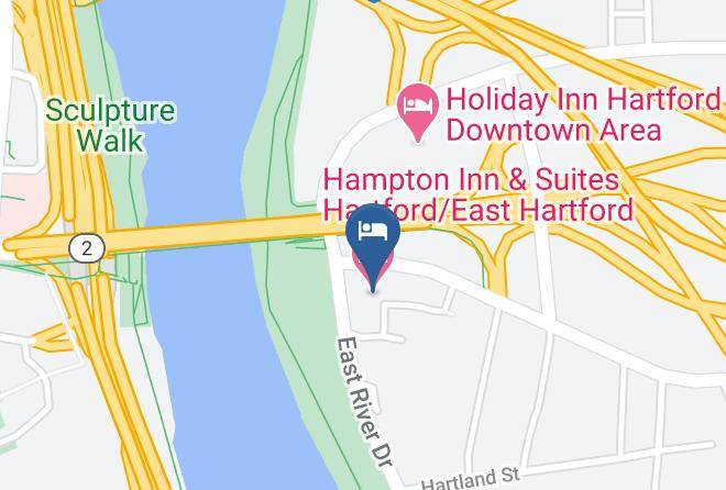 Hartford - Hampton Inn & Suites Hartford East Hartford Maps