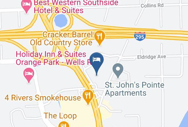 Hampton Inn & Suites Jacksonville Orange Park Map