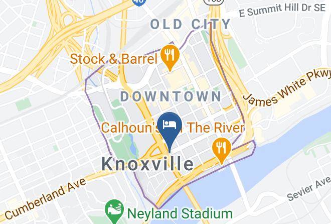 Knox - Hampton Inn & Suites Knoxville Downtown Maps