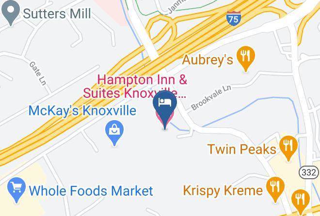 Knox - Hampton Inn & Suites Knoxville Papermill Drive Maps