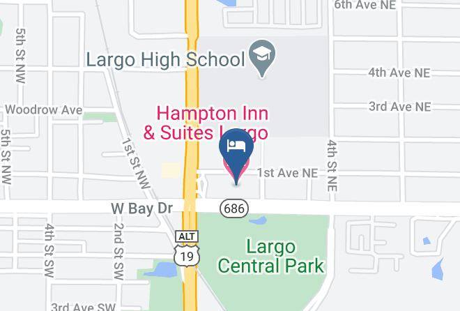 Pinellas - Hampton Inn & Suites Largo Maps