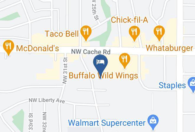 Comanche - Hampton Inn & Suites Lawton Maps