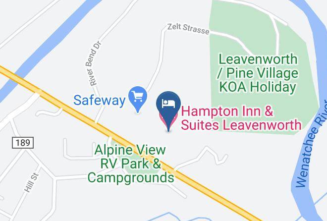 Hampton Inn & Suites Leavenworth Harita - Washington - Chelan