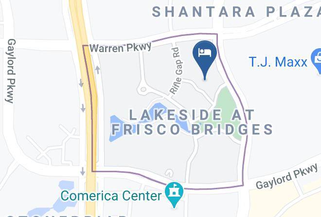 Hampton Inn & Suites Legacy Park Frisco Map