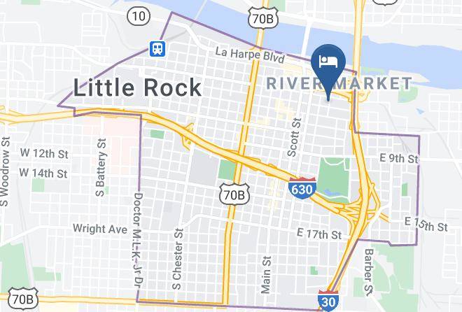 Pulaski - Hampton Inn & Suites Little Rock Downtown Maps