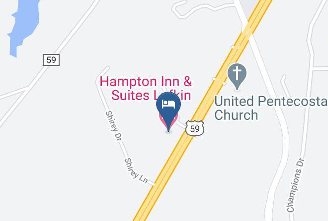 Angelina - Hampton Inn & Suites Lufkin Maps