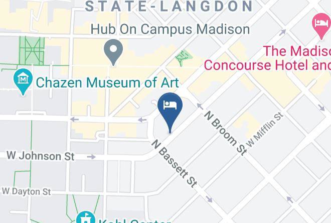 Dane - Hampton Inn & Suites Madison Downtown Maps