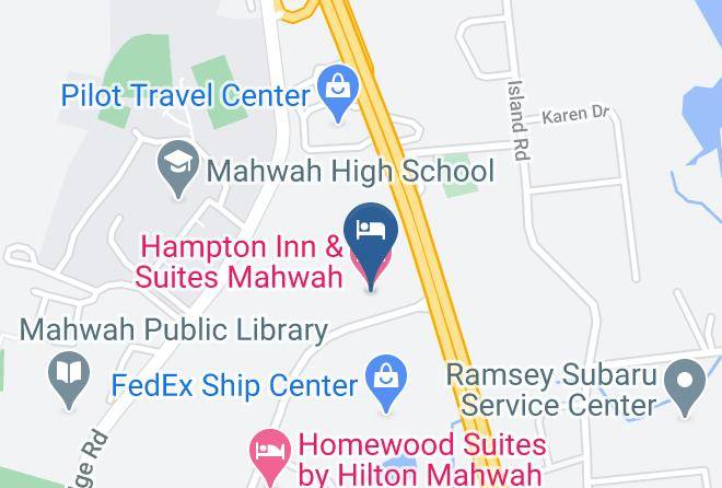 Bergen - Hampton Inn & Suites Mahwah Maps