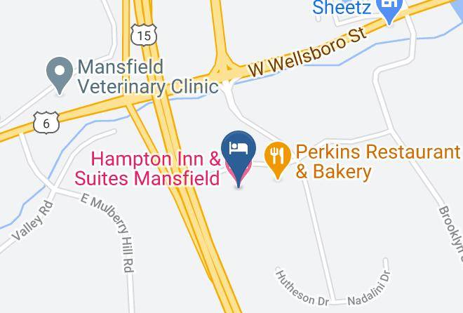 Tioga - Hampton Inn & Suites Mansfield Maps