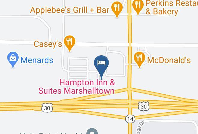 Marshall - Hampton Inn & Suites Marshalltown Maps