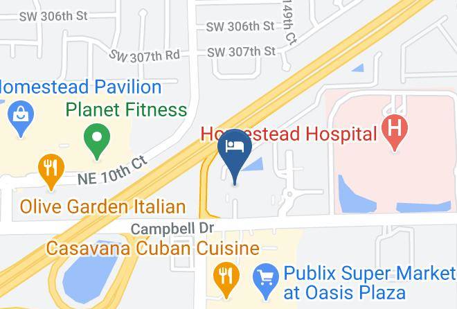 Miami Dade - Hampton Inn & Suites Homestead Miami South Maps