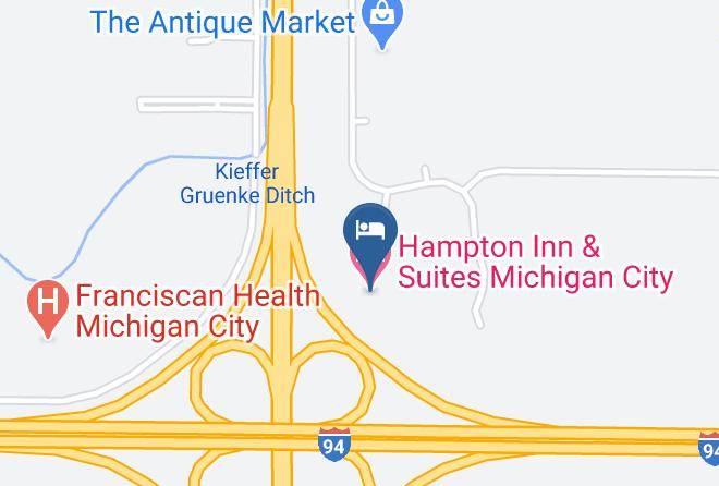 La Porte - Hampton Inn & Suites Michigan City Maps