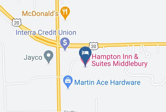 Elkhart - Hampton Inn & Suites Middlebury Maps