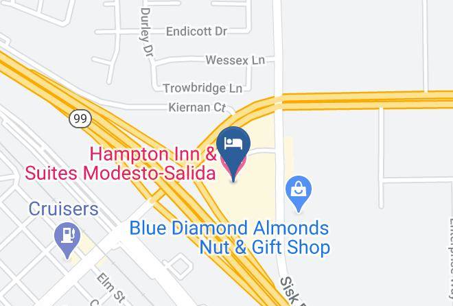 Stanislaus - Hampton Inn & Suites Modesto Salida Maps