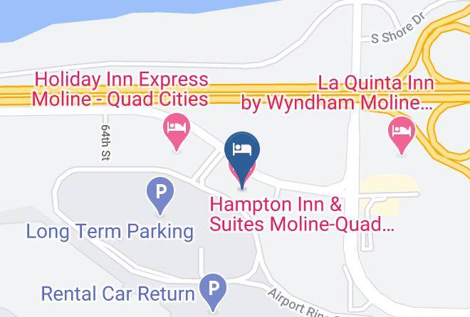 Rock Island - Hampton Inn & Suites Moline Quad City Int'l Aprt Maps