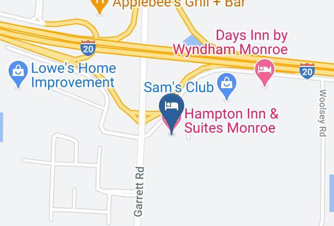 Ouachita Par - Hampton Inn & Suites Monroe Maps